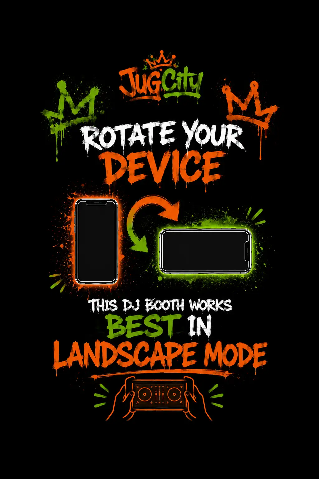 Rotate your phone